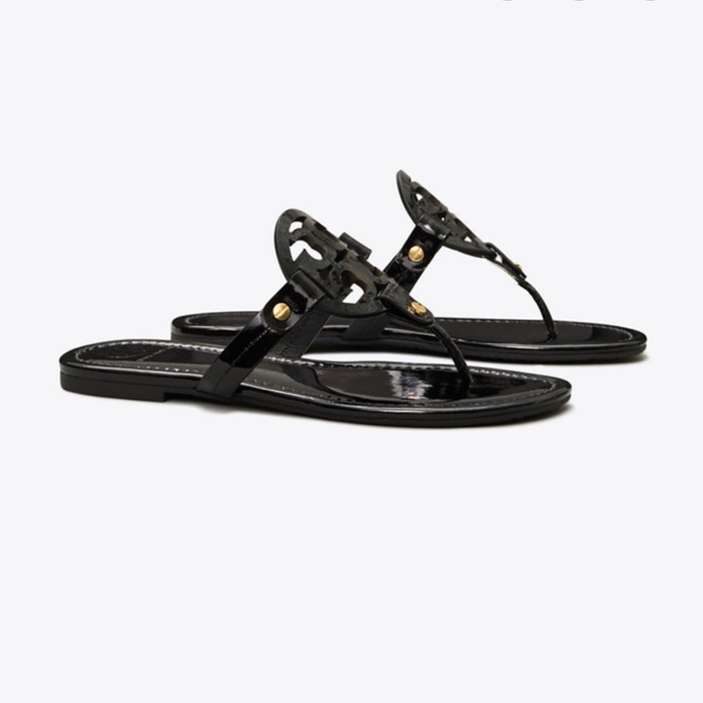 Tory Burch patent leather sandals